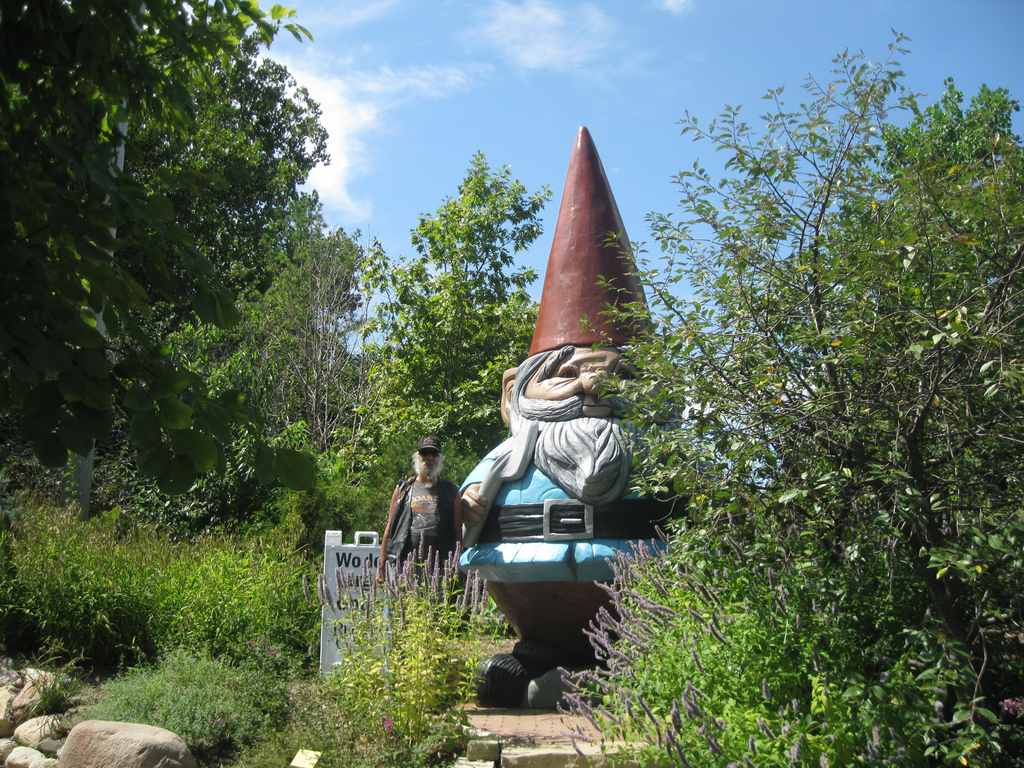 Giant Gnome at Reiman Gardens, in Ames, IA Giant Gnome at Reiman Gardens, in Ames, IA