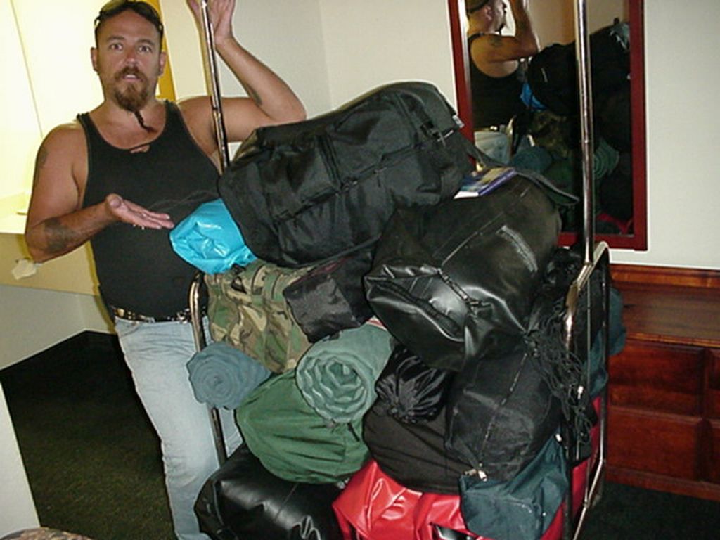 How much can we pack on three bikes?