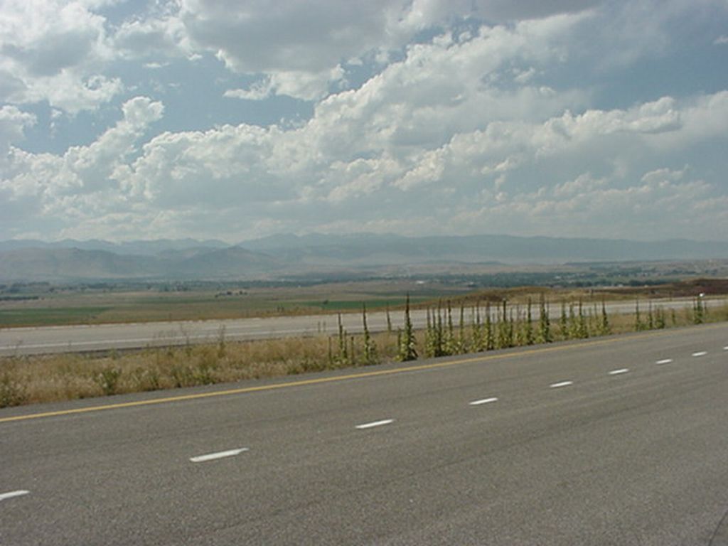 The vast 'nothing' ends at the Big Horn Mountains