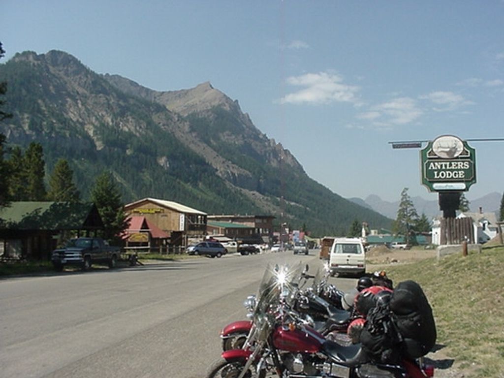 The main street of Cooke City, Montana The main street of Cooke City, Montana