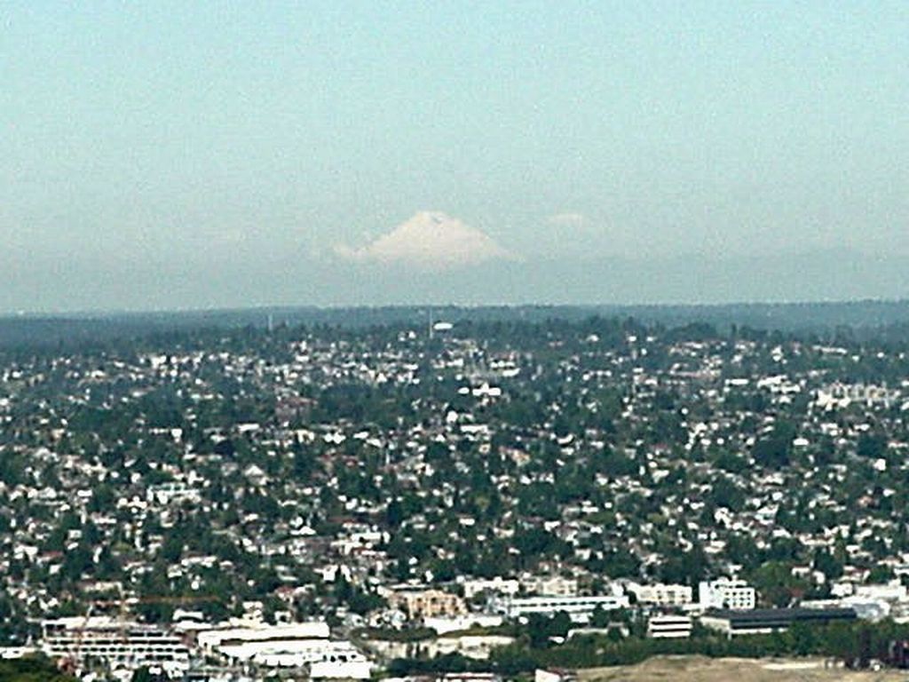 View of Mt Ranier from the Seattle Space Needle View of Mt Ranier from the Seattle Space Needle
